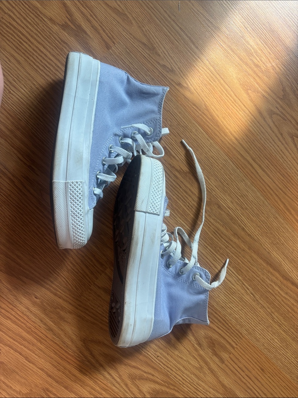 Converse High Top Platform Sneakers - Light Lavender - Picture 4 of 6